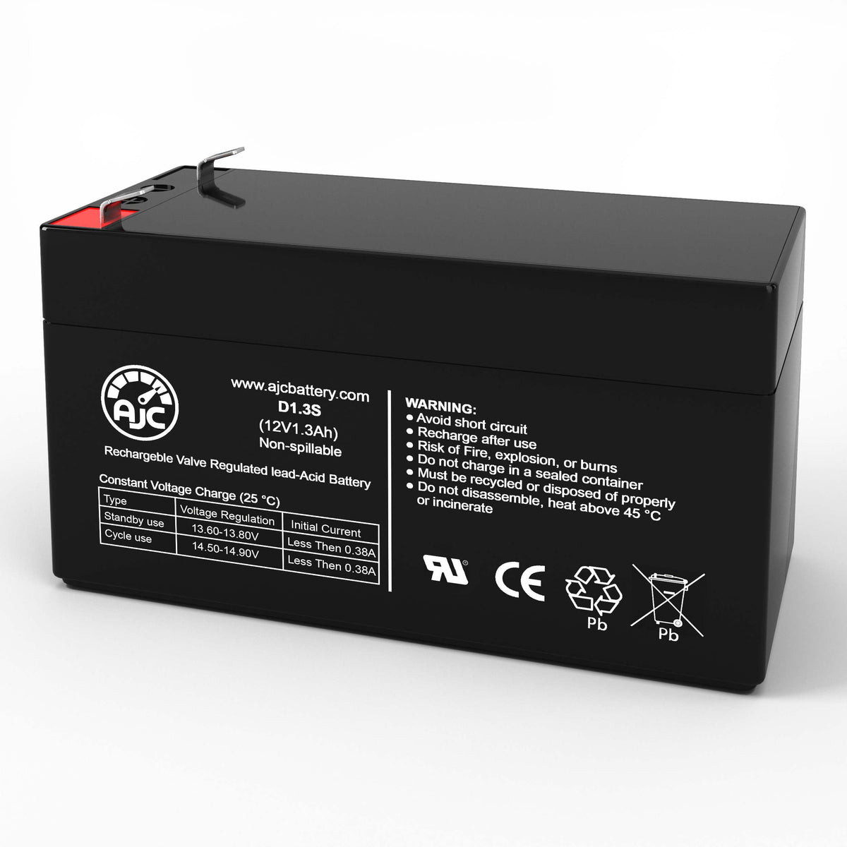 Bright Way Group HX1213 12V 13Ah Sealed Lead Acid Replacement Battery BatteryClerkcom Sealed Lead Acid