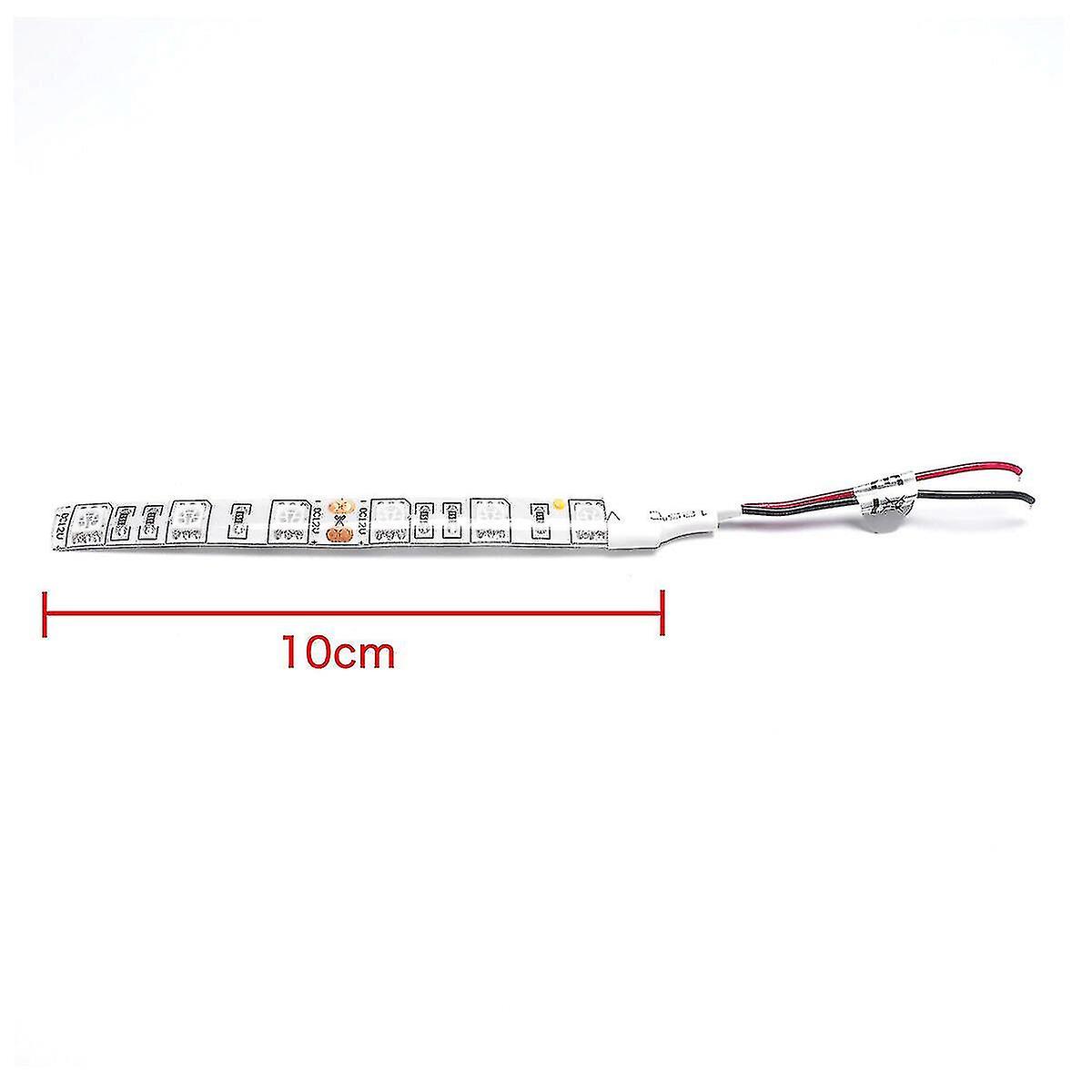 5pcs 10cm Waterproof White 5050 Led Strip Lights Dc 12v Caravan Boat Car