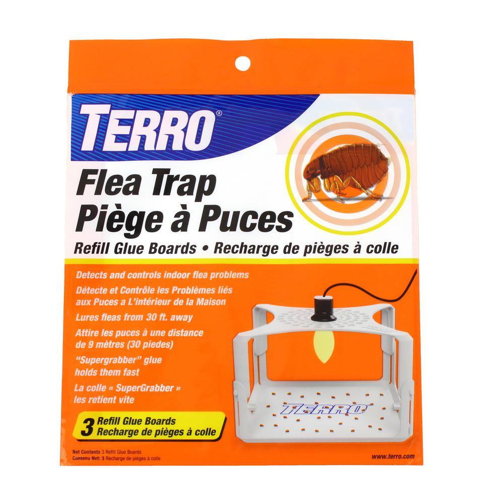 TERRO Flea Trap Refill Glue Boards (3-Count) T231