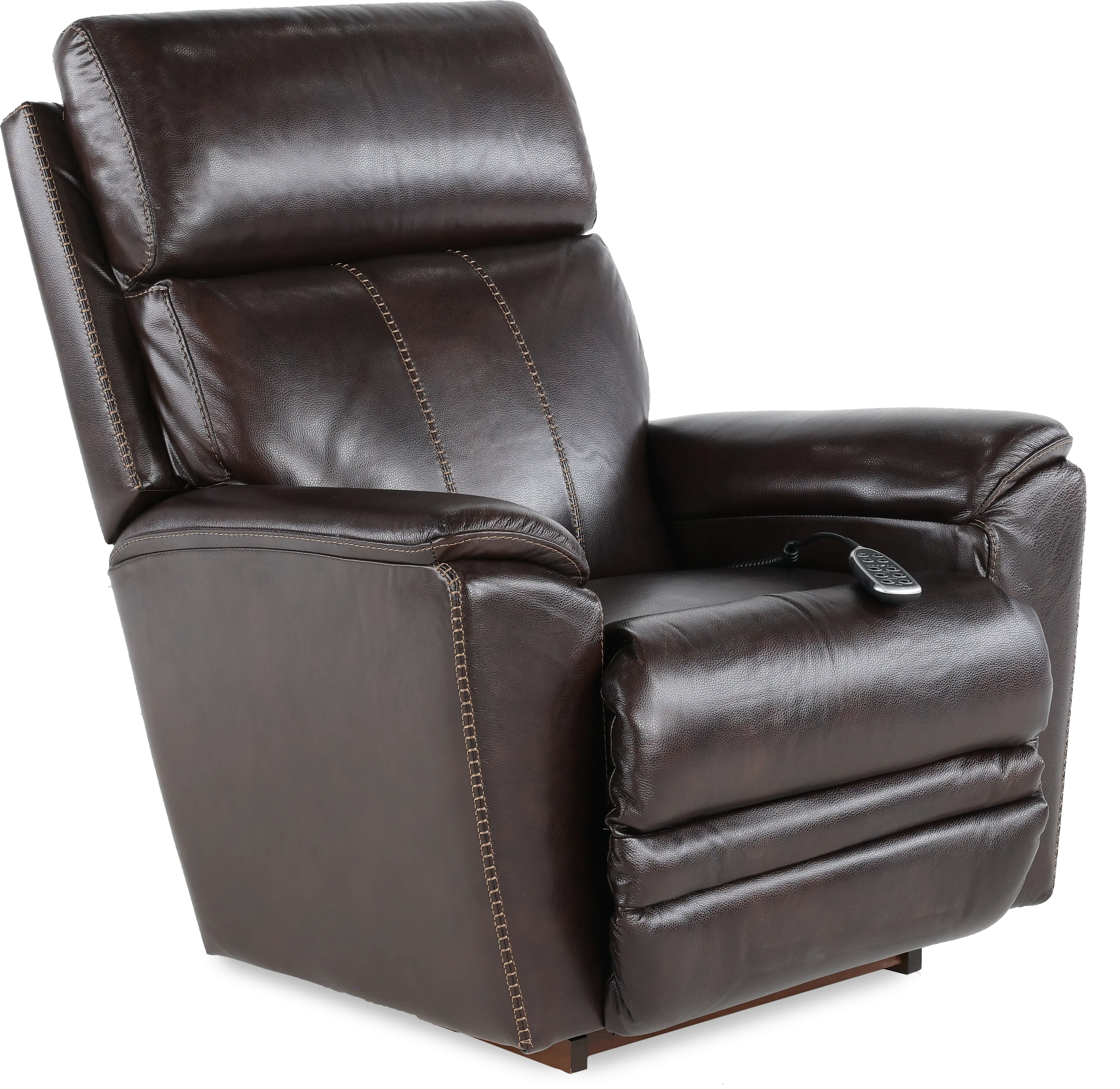 Talladega Chestnut Brown Rocker Recliner with Massage and Heat