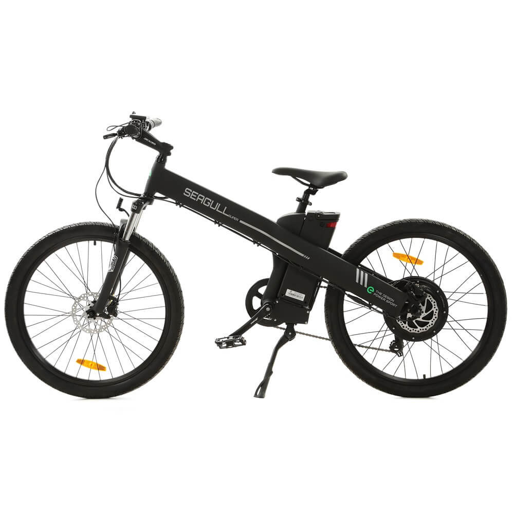 Ecotric Seagull 1000W Brushless Motor For Long Life Span and Efficiency - Versatile Electric Mountain Bike For Commuters, Campers, Leisure Riders