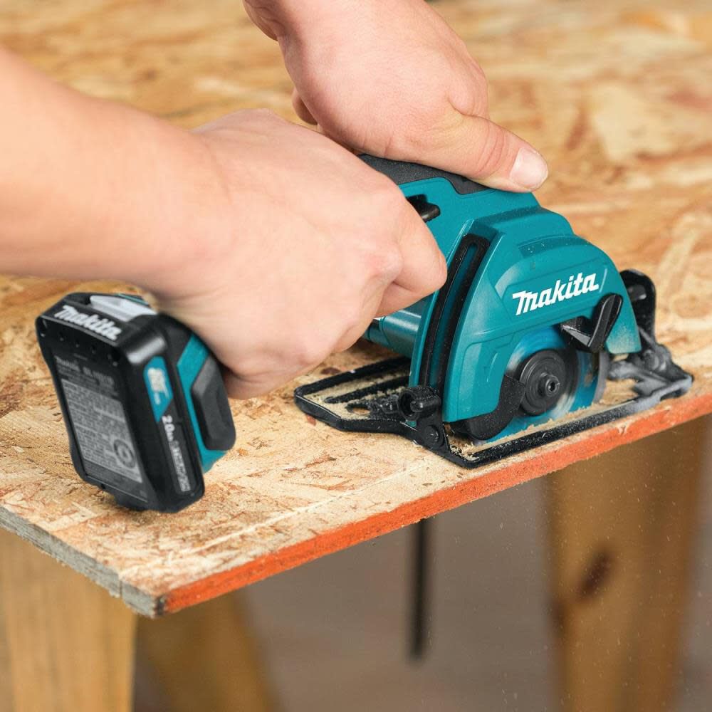 Makita 12 Volt Max CXT Lithium-Ion 3-3/8 in. Cordless Circular Saw Kit SH02R1 from Makita