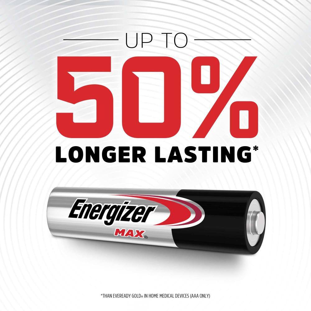 Energizer MAX Alkaline AAA Batteries 30 Pack E92SBP30H