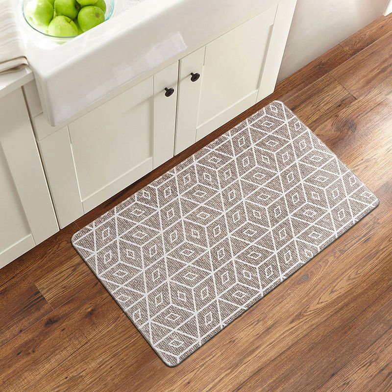 World Rug Gallery Modern Geometric Anti-Fatigue Mat