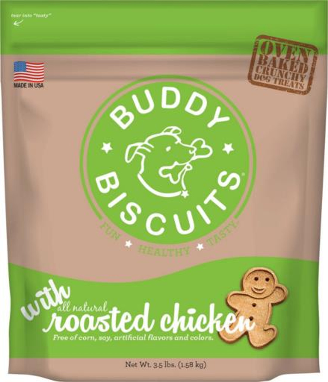 Cloud Star Roasted Chicken Buddy Dog Biscuits， 3.5 Lbs.