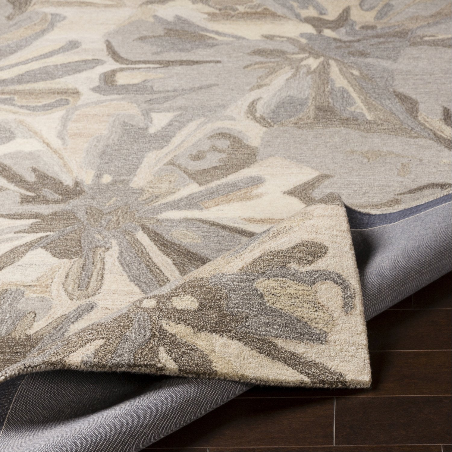 Athena Rug in Taupe & Charcoal