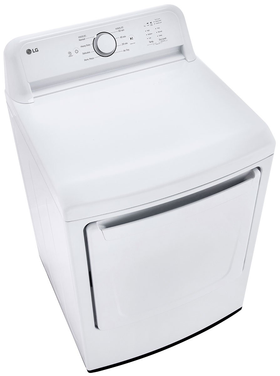 LG 7.3 Cu. Ft. White Electric Dryer With Sensor Dry