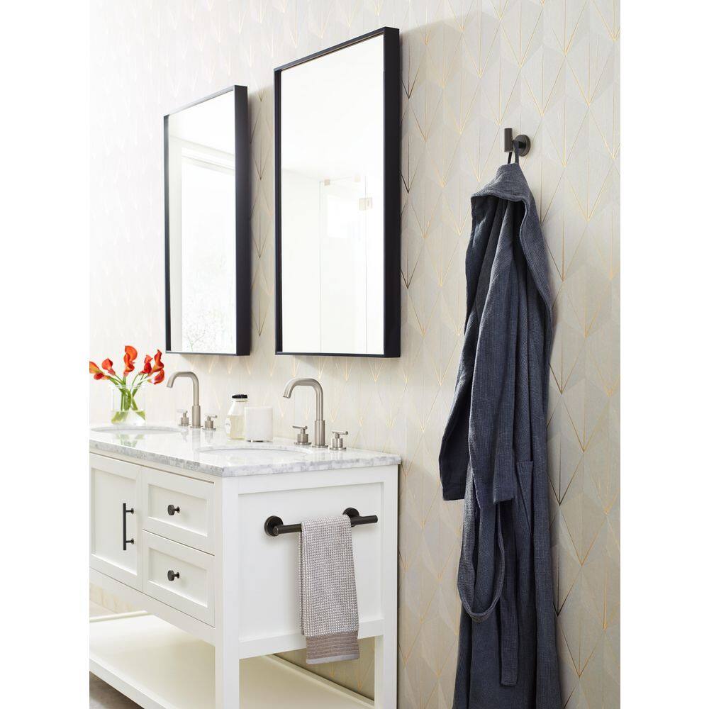 Amerock Arrondi 9 in. (229 mm) L Towel Bar in Oil Rubbed Bronze BH26546ORB