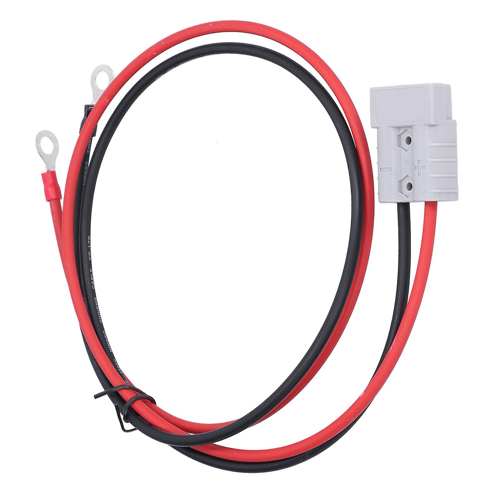 1m 50a 600v Wear Resistance Extension Cable To Connect 2.5mm And M8 Terminal Bolts