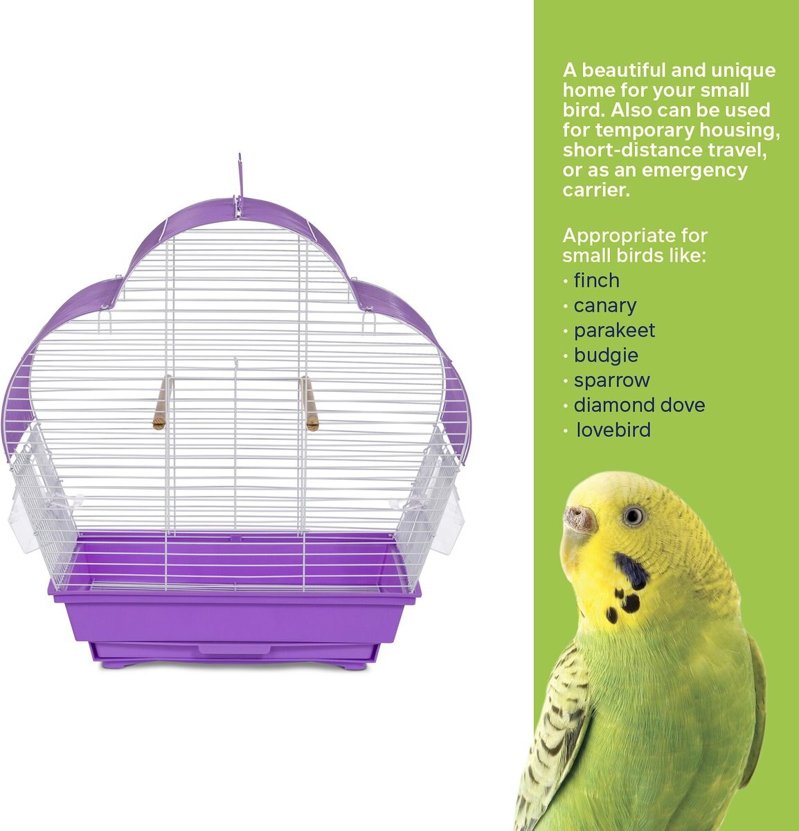 Prevue Pet Products Palm Beach Scallop Roof Bird Cage