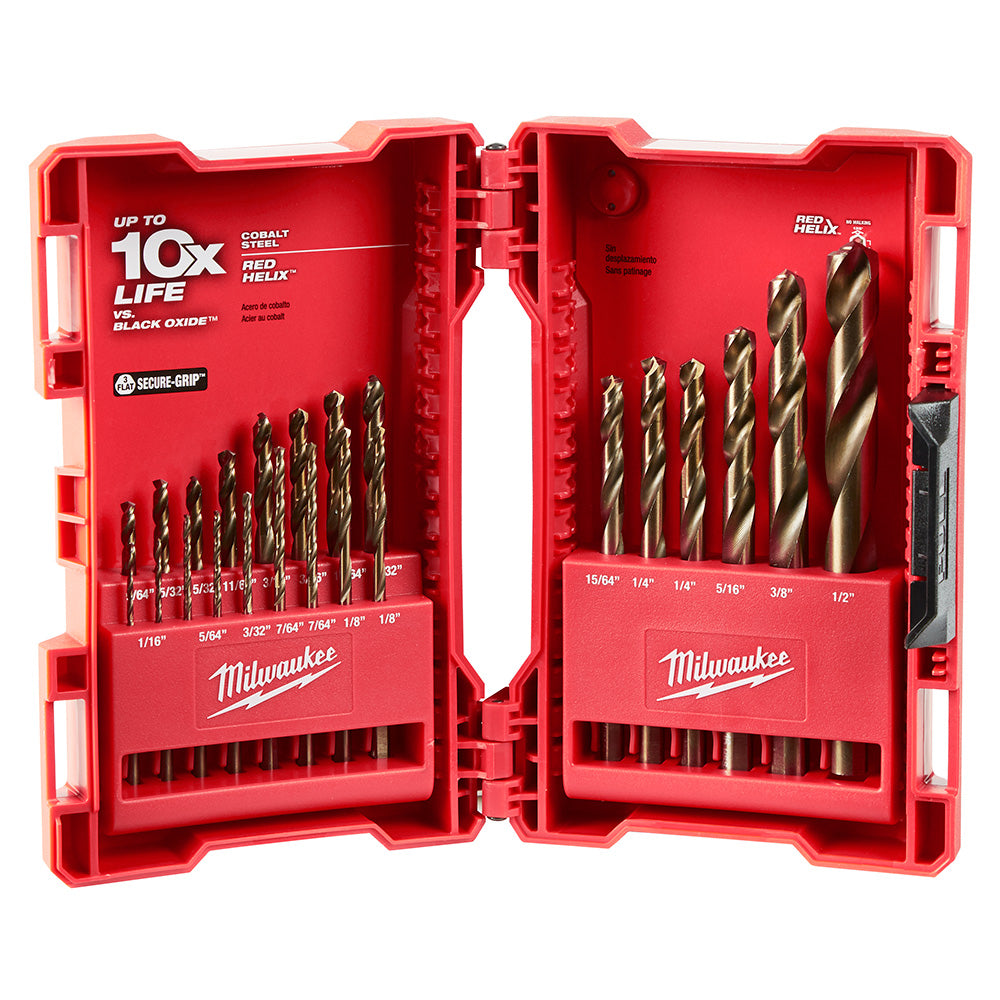 Milwaukee  48-89-2338 23-Piece Cobalt Red Helix Kit