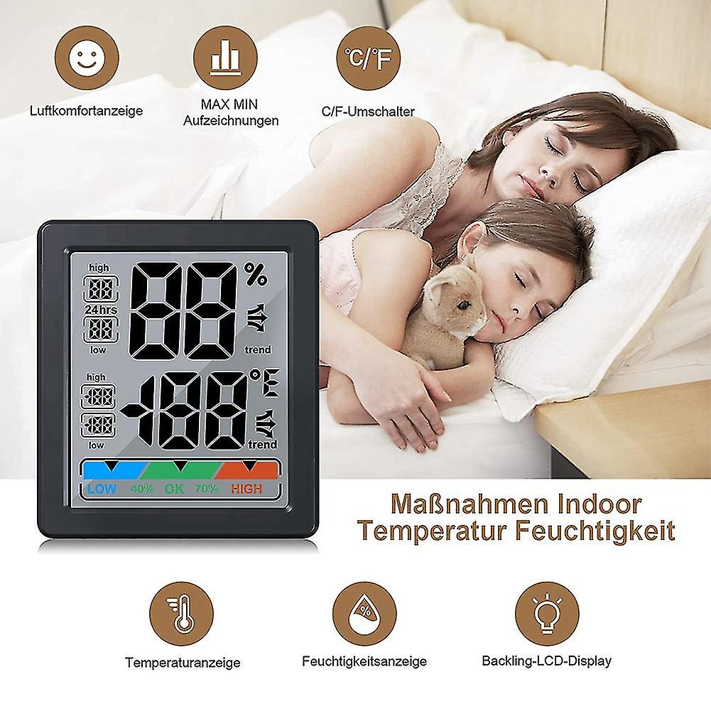 Digital Mini Hygrometer Thermometer Hygrometer Indoor Outdoor Temperature And Humidity Meter With In