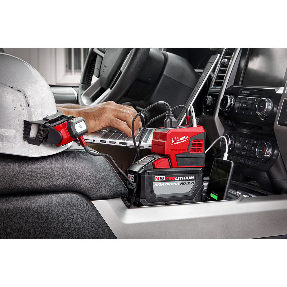 Milwaukee M18 TOP-OFF 175W Portable Power Supply Inverter 2846-20 from Milwaukee