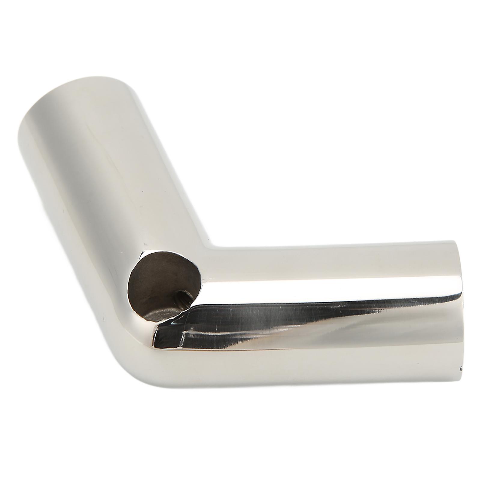 22mm 2way Boat Hand Rail Fitting 110 Elbow 316 Stainless Steel Rustproof For Yachts Ships