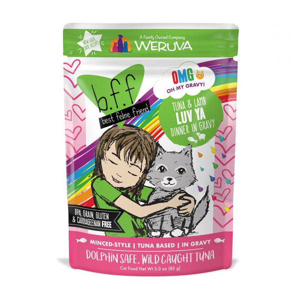 Weruva BFF Tuna and Lamb Luv Ya Recipe Single Pouches Wet Cat Food