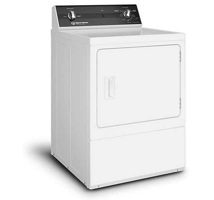 Speed Queen ADA 7 Cu. Ft. White Sanitizing Gas Dryer