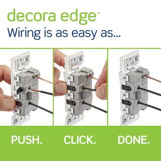 Leviton Decora Edge 15 Amp Single Pole Switch 10-Pack White M02-E5601-0MW