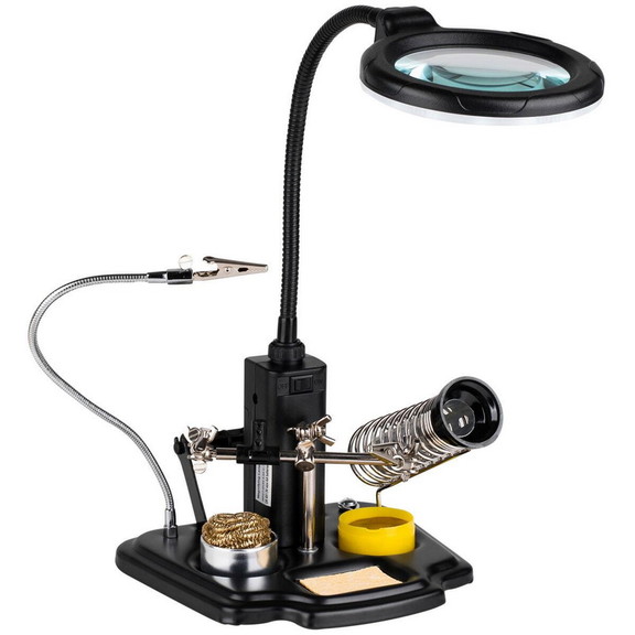 Stahl Tools HH3 LED Magnifying Lamp with Third Hel...