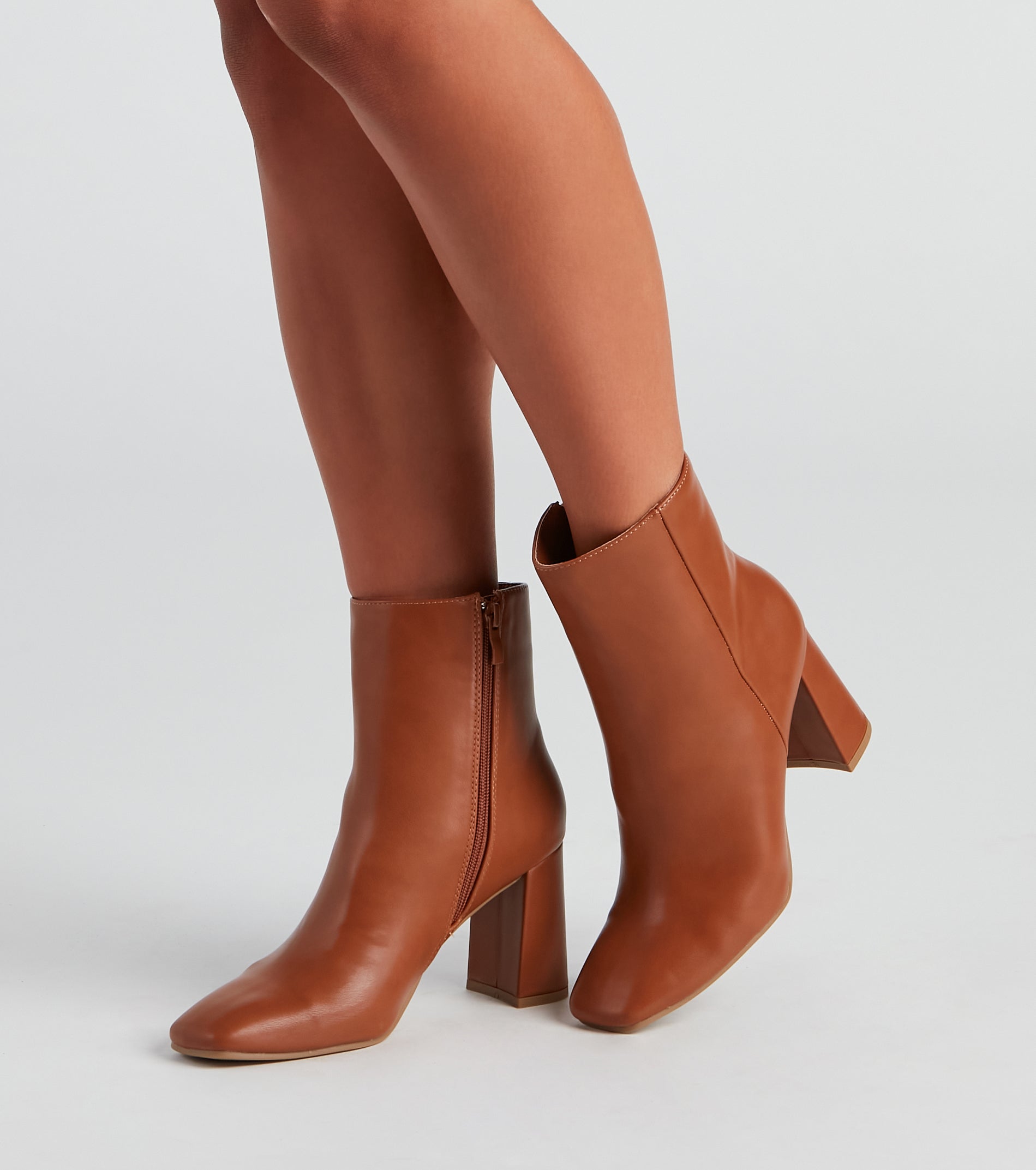 Fall Back On Block Heel Booties