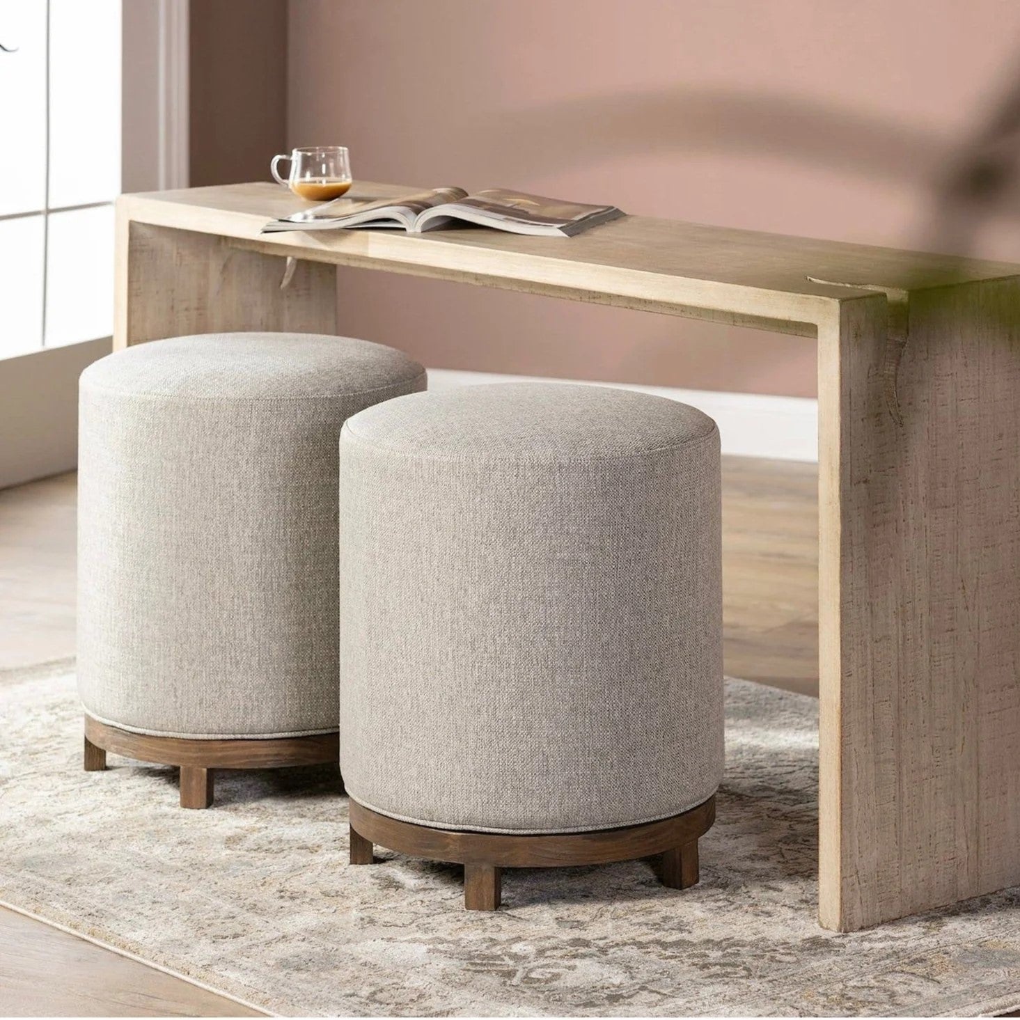 Wiley Flax 20 or 24 Dining Swivel Stools