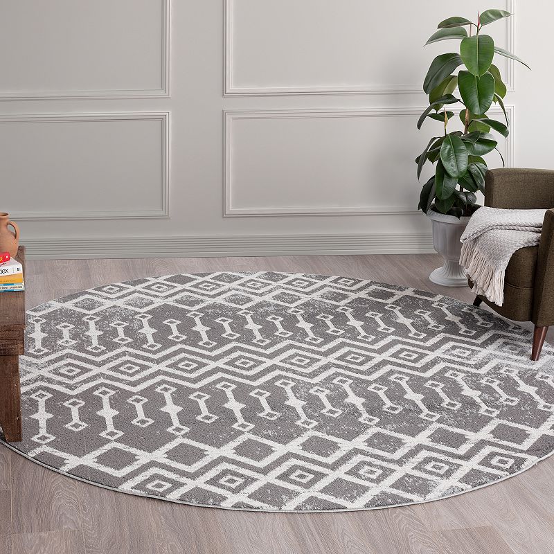 KHL Rugs Alexa Contemporary Geometric Area Rug