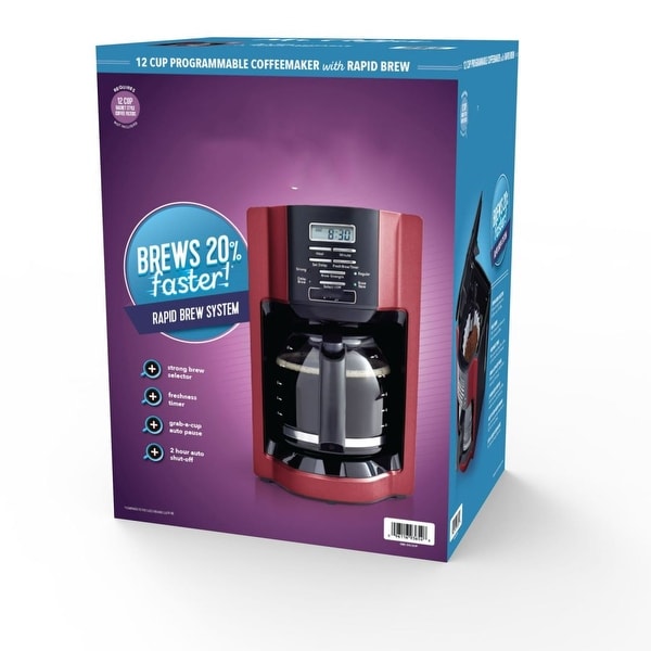 12-Cup Programmable Coffeemaker