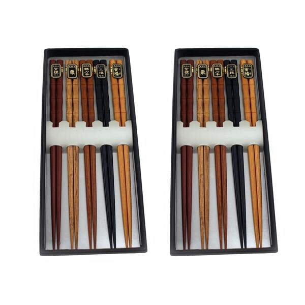 Wooden Chopsticks， 10 pair