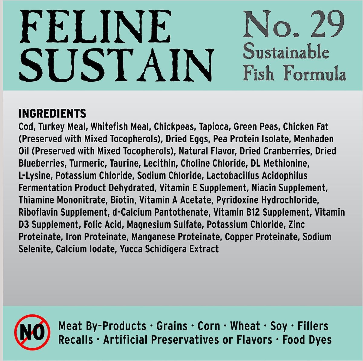 Annamaet Grain-Free Feline Sustain No. 29 Fish Formula Dry Cat Food