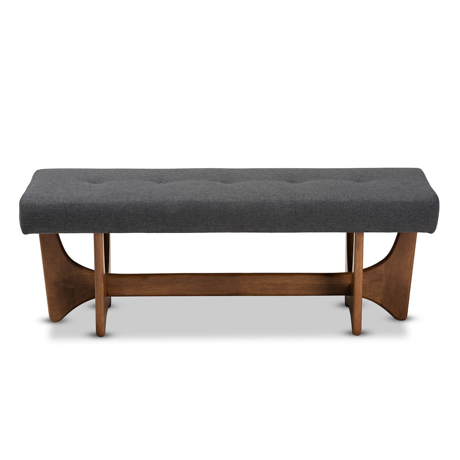 Baxton Studio Theo Padded Bench