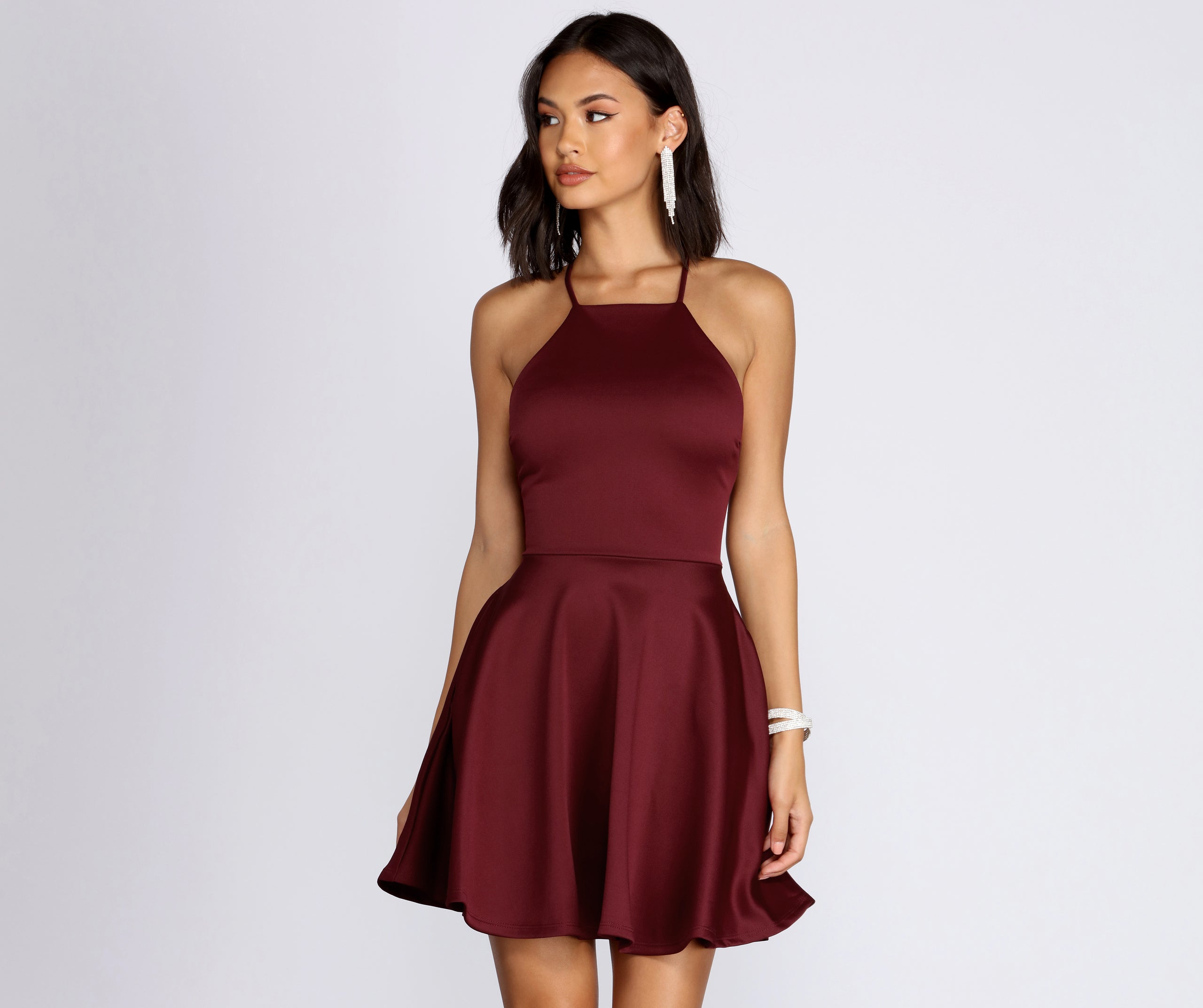 Gorgeously Glam Skater Dress