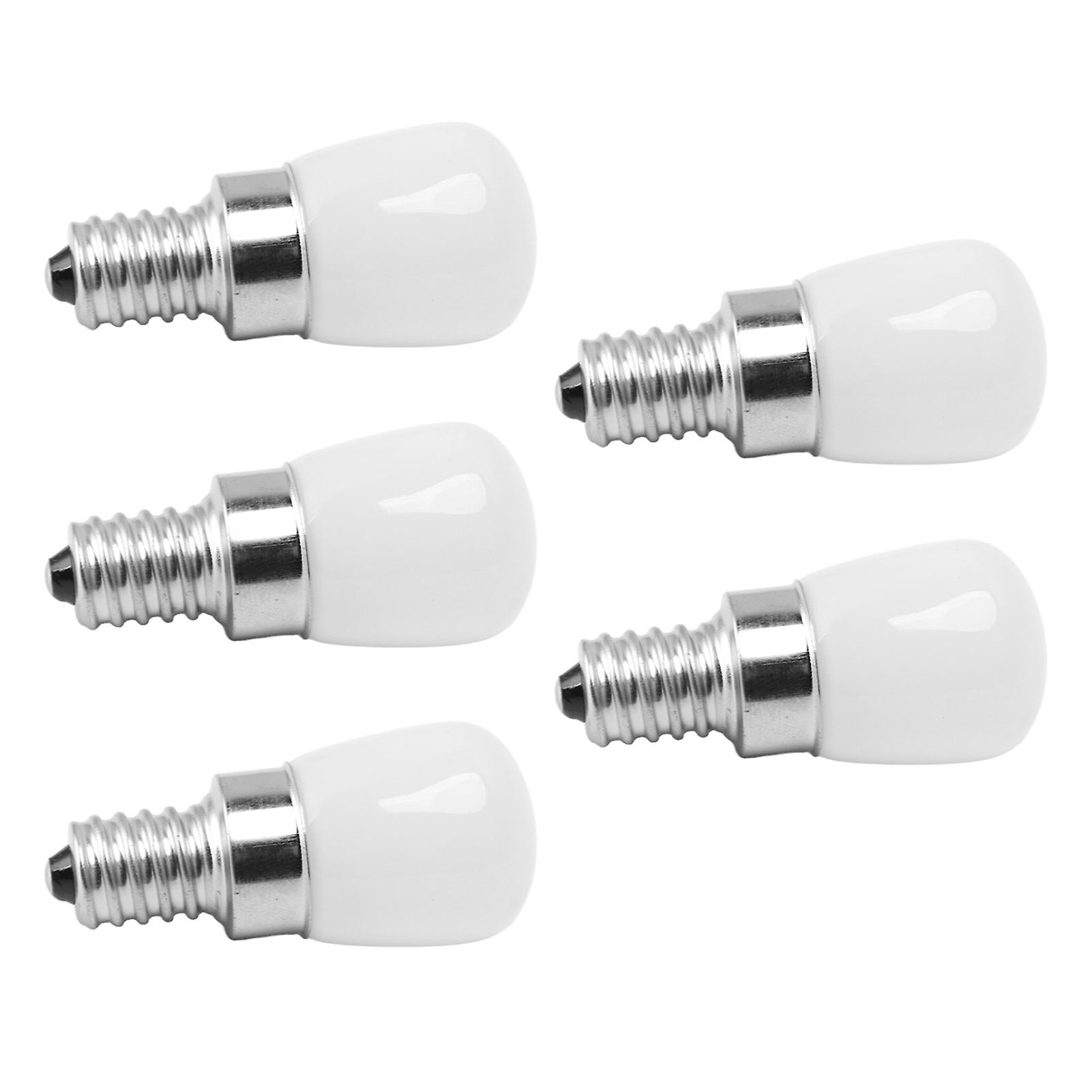 5Pcs LED Refrigerator Light Bulb Fridge Lamp E12 for Freezer Home Lighting Energy Saving 120V Warm Light