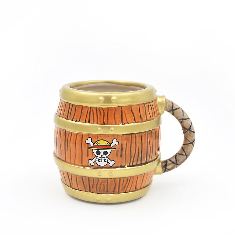 One Piece Barrel Ceramic Coffee Mug Tea Cup Novelty Gift