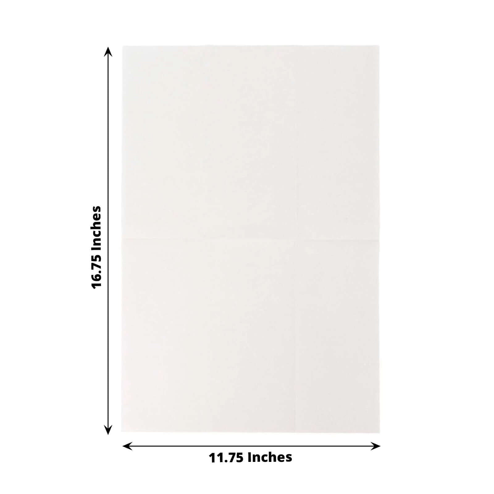 20 Pack White Soft Linen-Feel Airlaid Paper Party Napkins, Highly Absorbent Disposable Dinner Napkins