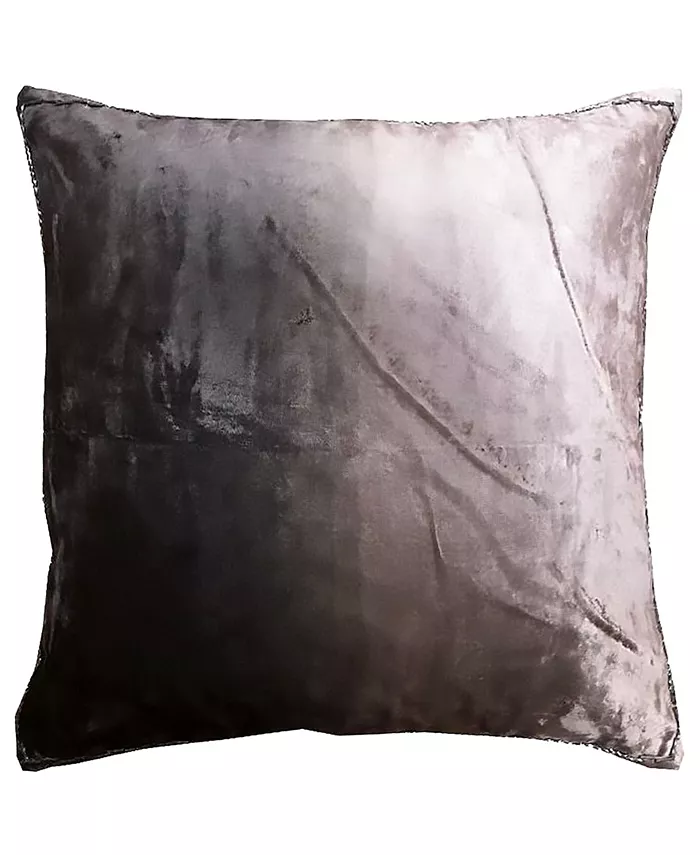 Mod Lifestyles Ombre Velvet Collection Viscose Beaded Edges Pillow， 20