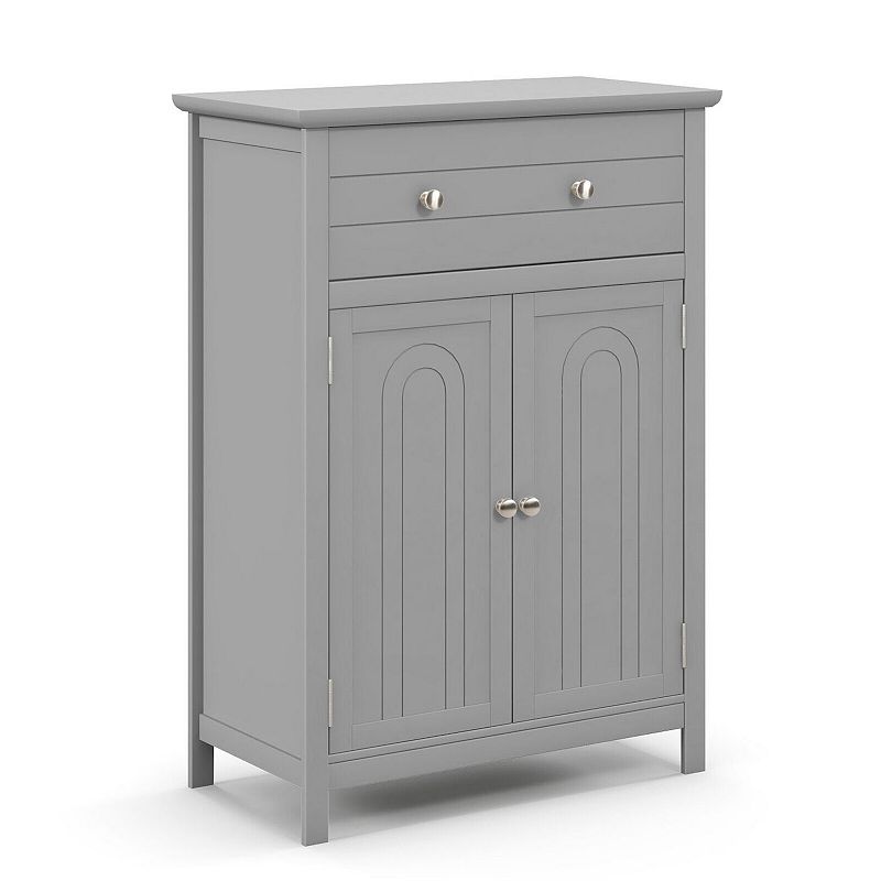 Free Standing Bathroom Storage Cabinet with Large Drawer