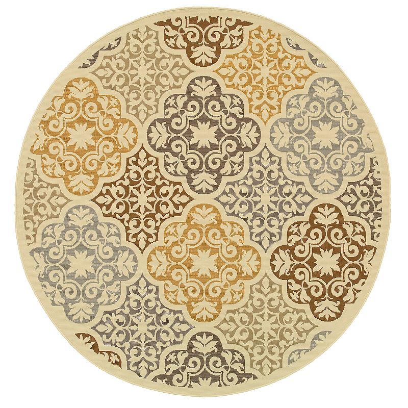 StyleHaven Bayside Trellis Indoor Outdoor Rug