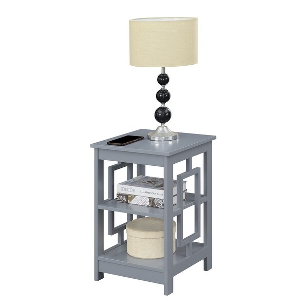 Porch and Den Woodmere Contemporary Square End Table