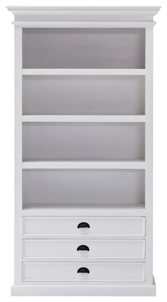 Bookcase  White   Traditional   Bookcases   by BisonOffice  Houzz