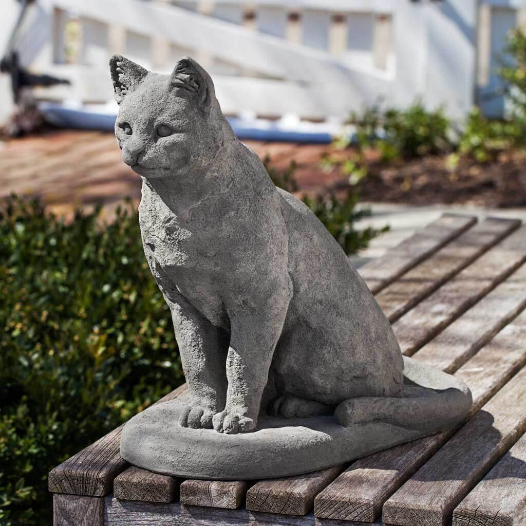 Campania International Garden Cat Statue