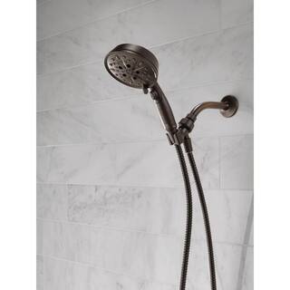 Delta 7-Spray Patterns 1.75 GPM 5.25 in. Wall Mount Handheld Shower Head in Venetian Bronze 75723RB