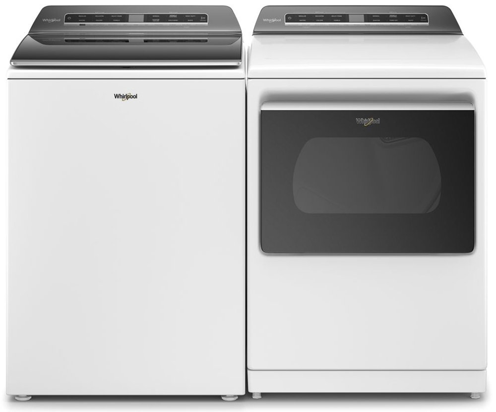 Whirlpool 7.4 Cu. Ft. White Front Load Gas Dryer With Advanced Moisture Sensing