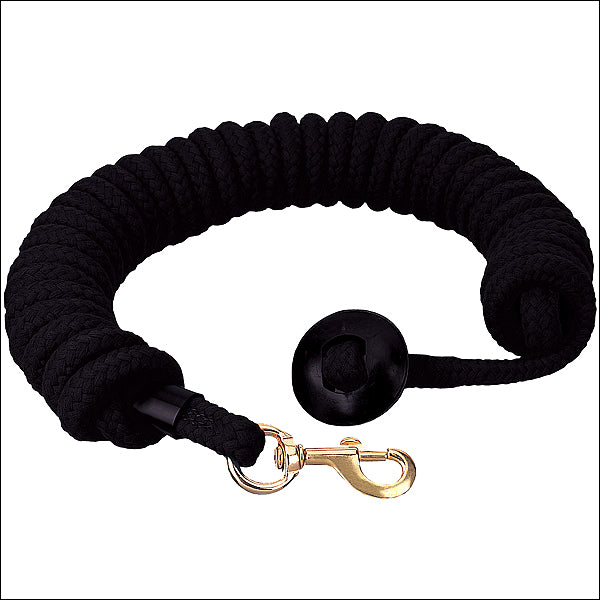 35-1915-BK Horse Lunge Line， Black， 3/4 In. x 25 Ft. - Quantity 1