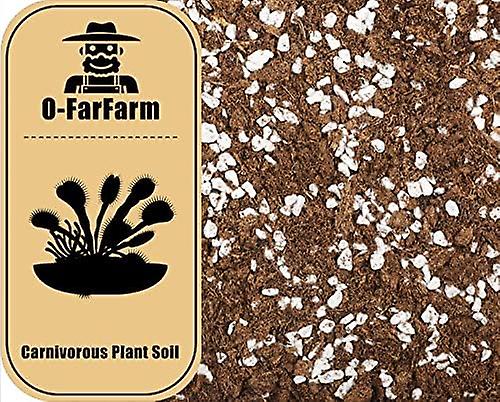 Carnivorous Plant Soil Mix 4qt， Sphagnum Peat Moss Perlite Mix 1:1 Ratio， Carnivorous Soil for Venus， Sundews， and Pitcher Plants（4qt）