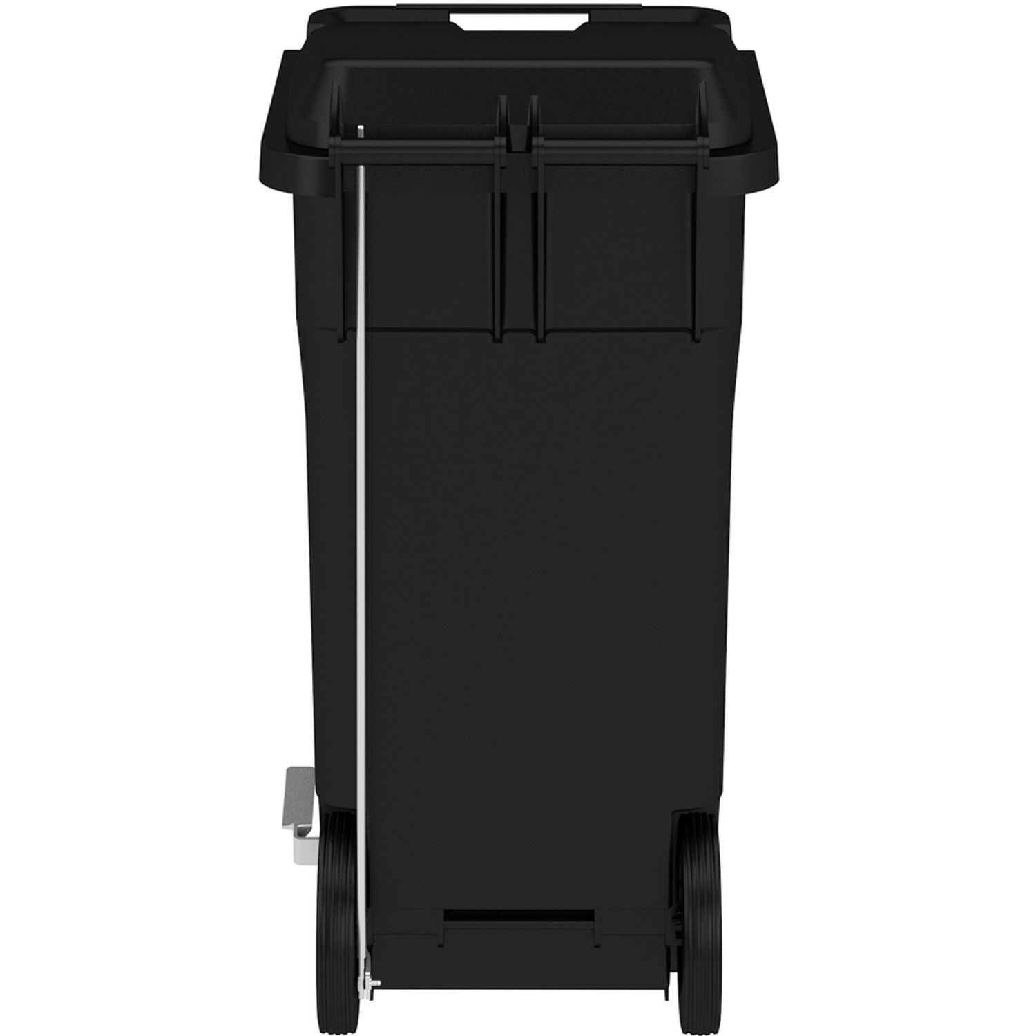 32 Gallon Plastic Step-On Receptacle by Safco Products SAF9926BL