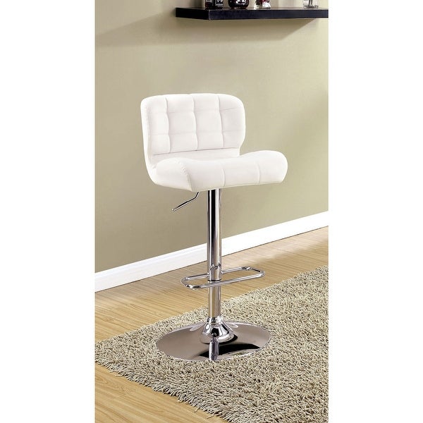 Leatherette and Metal Bar Stool