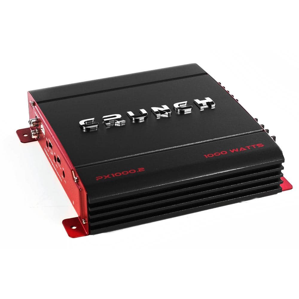 Crunch 2 Channel 1000-Watt Amp A/B Class Car Audio Stereo Amplifier PX-1000.2 PX-1000.2