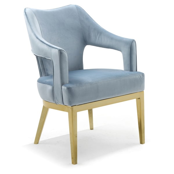 Chic Home Danu Velvet Upholstered Accent Chair