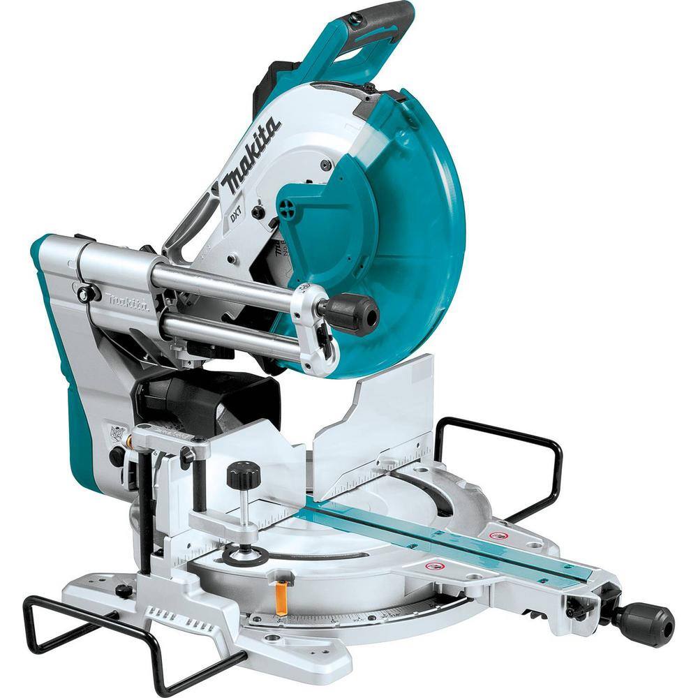 Makita 12 in. Dual-Bevel Sliding Compound Miter Saw with Laser with bonus Compact Folding Miter Saw Stand LS1219L-WST06