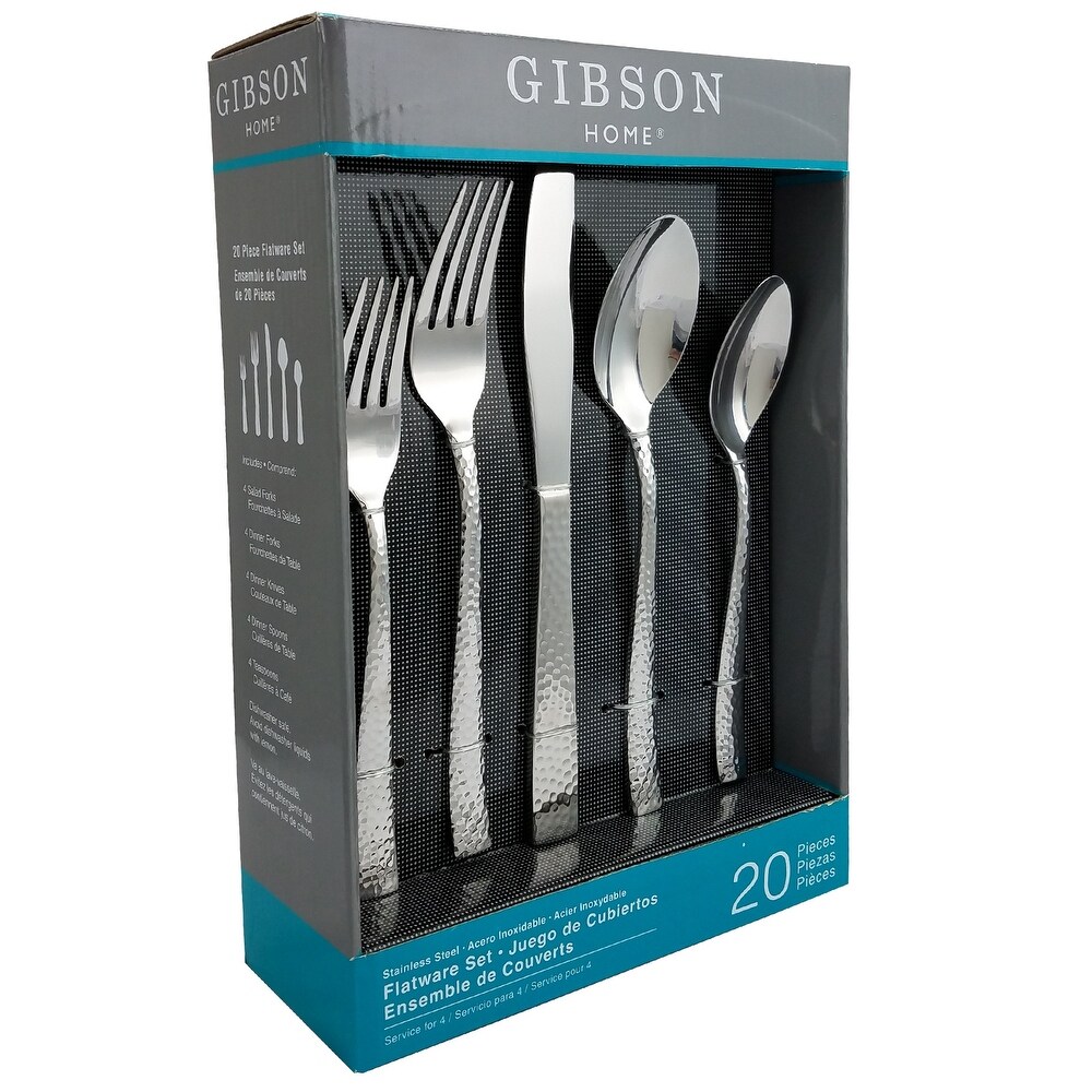 20 Piece Silver Flatware Set