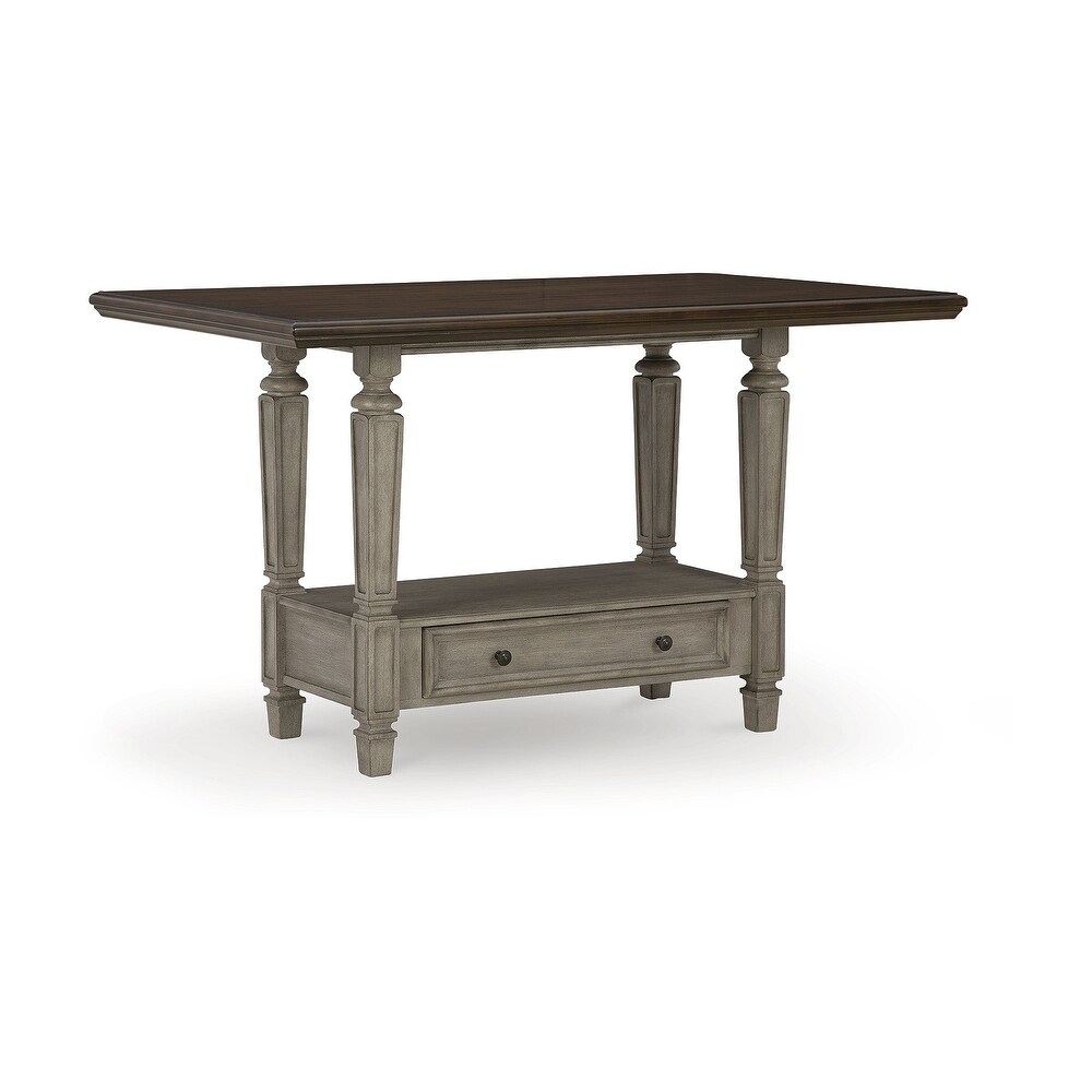 Signature Design by Ashley Lodenbay Antique Gray Counter Height Dining Table   36\